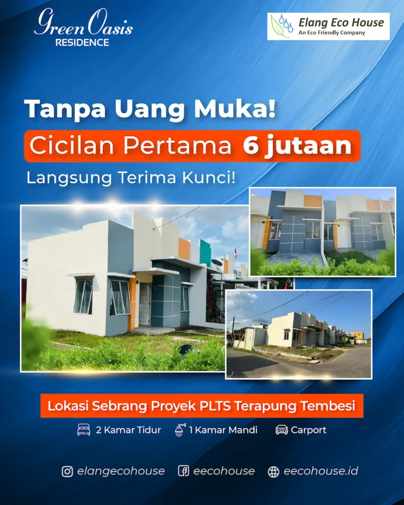 promo beli rumah green oasis residence tembesi batam